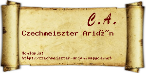 Czechmeiszter Arián névjegykártya